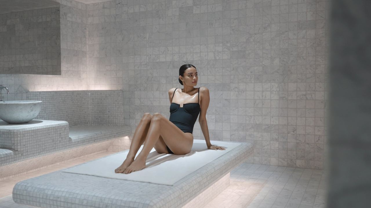 The marble hammam at Guerlain Wellness Spa, Waldorf Astoria New York
